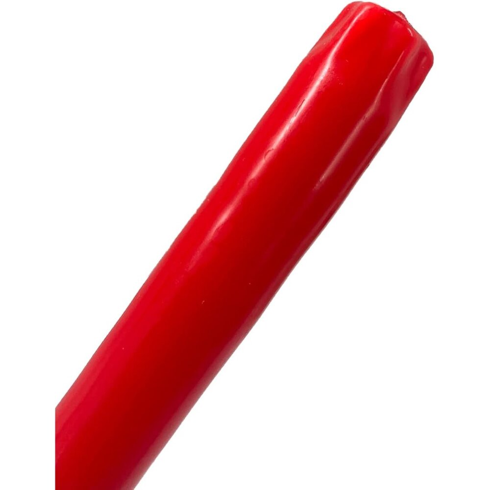 Elegant Unscented 12" Red Taper Candles Premium Quality Hand-Dipped Tapered Cand - Picture 3 of 4